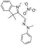 1,3,3-trimethyl-2-[(methylphenylhydrazono)methyl]-3H-indolium nitrate CAS#: 84788-03-4