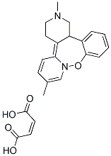 (+)-1,3,4,14b-tetrahydro-2,7-dimethyl-2H-dibenzo[b,f]pyrazino[1,2-d]oxazepine maleate CAS#: 85391-77-1