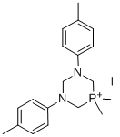 1,3,5-Diazaphosphorinium, 1,3-bis(4-methylphenyl)-5,5-dimethyl-, iodid e CAS#: 85684-47-5