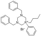 1,3,5-Diazaphosphorinium, 1,3-bis(phenylmethyl)-5-butyl-5-phenyl-, bro mide CAS#: 85684-46-4