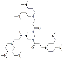 1,3,5-tris[3-[bis[3-(dimethylamino)propyl]amino]-1-oxopropyl]hexahydro-1,3,5-triazine CAS#: 86154-34-9