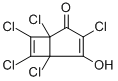 1,3,5,6,7-Pentachloro-4-hydroxybicyclo[3.2.0]hepta-3,6-dien-2-one CAS#: 83850-00-4
