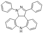 1,3a,8,12b-Tetrahydro-1,3-diphenyldibenzo(b,f)pyrazolo(3,4-d)azepine CAS#: 85008-85-1