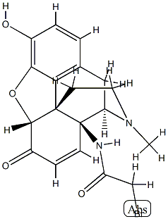 14-(2-bromoacetamido)morphinone CAS#: 87307-37-7