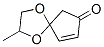 1,4-Dioxaspiro[4.4]non-8-en-7-one,  2-methyl- CAS#: 87306-23-8