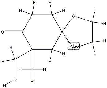1,4-Dioxaspiro[4.5]decan-8-one,7-(hydroxymethyl)-7-methyl-(9CI) CAS#: 805229-68-9