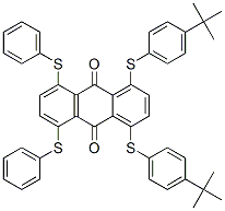 1,4-bis[[4-(1,1-dimethylethyl)phenyl]thio]-5,8-bis(phenylthio)anthraquinone CAS#: 83929-64-0