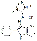1,4-dimethyl-5-[(2-phenyl-1H-indol-3-yl)azo]-1H-1,2,4-triazolium chloride CAS#: 84788-01-2