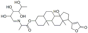[14-hydroxy-10,13-dimethyl-17-(5-oxo-2H-furan-3-yl)-1,2,3,4,5,6,7,8,9, 11,12,15,16,17-tetradecahydrocyclopenta[a]phenanthren-3-yl] 2-(2,3,4,5 -tetrahydroxyhexylideneamino)propanoate CAS#: 81176-34-3