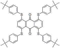 1,4,5,8-tetrakis[[4-(1,1-dimethylethyl)phenyl]thio]anthraquinone CAS#: 84434-38-8
