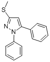 1,5-DIPHENYL-3-METHYLTHIO-1H-PYRAZOLE CAS#: 80967-26-6