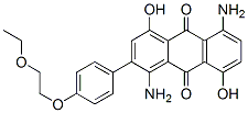 1,5-diamino-2-[4-(2-ethoxyethoxy)phenyl]-4,8-dihydroxyanthraquinone CAS#: 81419-36-5