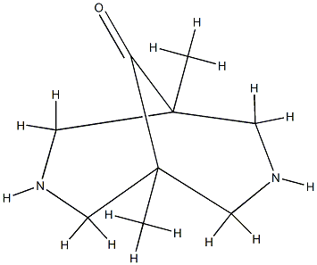 1,5-dimethyl-3,7-diazabicyclo[3.3.1]nonan-9-one(SALTDATA: FREE) CAS#: 80808-96-4