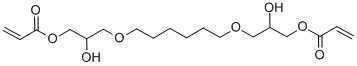 1,6-HEXANEDIYLBIS[OXY(2-HYDROXY-3,1-PROPANEDIYL)] BISACRYLATE CAS#: 83045-03-8