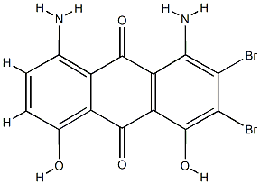 1,8-diamino-ar,ar'-dibromo-4,5-dihydroxyanthraquinone CAS#: 83290-91-9