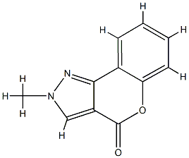 [1]Benzopyrano[4,3-c]pyrazol-4(2H)-one,2-methyl-(9CI) CAS#: 802911-49-5