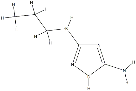 1H-1,2,4-Triazole-3,5-diamine,N-propyl-(9CI) CAS#: 87253-78-9