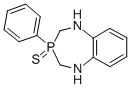 1H-1,5,3-Benzodiazaphosphepine, 2,3,4,5-tetrahydro-3-phenyl-, 3-sulfid e CAS#: 82409-34-5