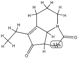 1H-2-Oxa-7a-azacyclopent[cd]indene-1,3(5H)-dione,  4-ethyl-2a,6,7,7b-tetrahydro-,  (2aS-cis)-  (9CI) CAS#: 80152-12-1