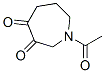 1H-Azepine-3,4(2H,5H)-dione, 1-acetyldihydro- (9CI) CAS#: 82103-00-2