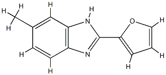 1H-Benzimidazole,2-(2-furanyl)-5-methyl-(9CI) CAS#: 83330-28-3