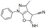 1H-Furo[2,3-c]pyrazole-4-carbonitrile,  4,5-dihydro-5-imino-3-methyl-1-phenyl- CAS#: 842132-39-2