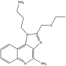 1H-IMIDAZO[4,5-C]QUINOLINE-1-PROPANAMINE,4-AMINO-2-(ETHOXYMETHYL) CAS#: 823809-16-1