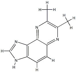 1H-Imidazo[4,5-f]quinoxaline,7,8-dimethyl-(9CI) CAS#: 87967-70-2