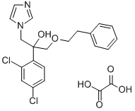 1H-Imidazole-1-ethanol, alpha-(2,4-dichlorophenyl)-alpha-((2-phenyleth oxy)methyl)-, ethanedioate salt CAS#: 83337-90-0