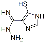1H-Imidazole-4-carboximidic acid, 5-mercapto-, hydrazide CAS#: 83256-03-5