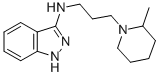 1H-Indazol-3-amine, N-(3-(2-methyl-1-piperidinyl)propyl)- CAS#: 82819-12-3