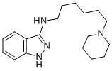 1H-Indazol-3-amine, N-(6-(1-piperidinyl)hexyl)- CAS#: 82819-17-8