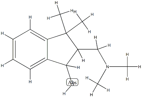 1H-Inden-1-ol,2-[(dimethylamino)methyl]-2,3-dihydro-3,3-dimethyl-(9CI) CAS#: 806597-39-7