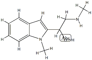 1H-Indole-2-methanol,1-methyl-alpha-[(methylamino)methyl]-(9CI) CAS#: 804510-39-2