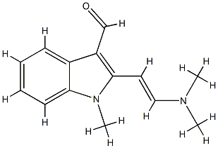 1H-Indole-3-carboxaldehyde,2-[(1E)-2-(dimethylamino)ethenyl]-1-methyl-(9CI) CAS#: 815586-75-5