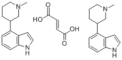 1H-Indole, 4-(1-methyl-3-piperidinyl)-, (E)-2-butenedioate (2:1) CAS#: 83363-32-0