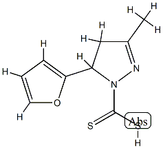 1H-Pyrazole-1-carbodithioicacid,5-(2-furanyl)-4,5-dihydro-3-methyl-(9CI) CAS#: 807270-86-6