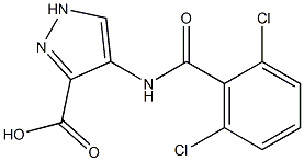 1H-Pyrazole-3-carboxylic acid, 4-[(2,6-dichlorobenzoyl)aMino]- CAS#: 825619-04-3
