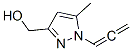 1H-Pyrazole-3-methanol, 5-methyl-1-(1,2-propadienyl)- (9CI) CAS#: 82235-72-1
