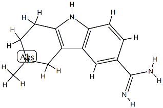 1H-Pyrido[4,3-b]indole-8-carboximidamide,2,3,4,5-tetrahydro-2-methyl-(9CI) CAS#: 806607-58-9
