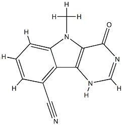 1H-Pyrimido[5,4-b]indole-9-carbonitrile,4,5-dihydro-5-methyl-4-oxo-(9CI) CAS#: 812675-69-7