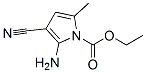1H-Pyrrole-1-carboxylicacid,2-amino-3-cyano-5-methyl-,ethylester(9CI) CAS#: 83362-00-9
