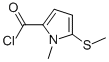 1H-Pyrrole-2-carbonylchloride,1-methyl-5-(methylthio)-(9CI) CAS#: 86187-04-4