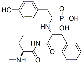 [(1R)-2-(4-hydroxyphenyl)-1-[[(1S)-1-[[(2S)-3-methyl-2-methylamino-but anoyl]carbamoyl]-2-phenyl-ethyl]amino]ethyl]phosphonic acid CAS#: 84890-90-4