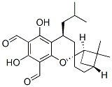 (1'R,2R,4S,5'R)-3,4-Dihydro-5,7-dihydroxy-6',6'-dimethyl-4-(2-methylpropyl)spiro[2H-1-benzopyran-2,2'-bicyclo[3.1.1]heptane]-6,8-dicarbaldehyde CAS#: 88197-30-2