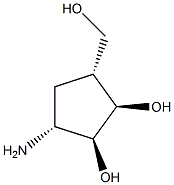 (1R,2S,3R,5R)-3-aMino-5-(hydroxyMethyl)cyclopentane-1,2-diol CAS#: 85026-59-1