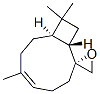 (1S,2R,5E,9R)-6,10,10-Trimethylspiro[bicyclo[7.2.0]undec-5-ene-2,2'-oxirane] CAS#: 88395-50-0