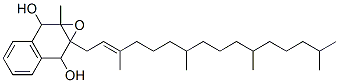 1a-methyl-7a-[(E)-3,7,11,15-tetramethylhexadec-2-enyl]-2,7-dihydronaphtho[2,3-b]oxirene-2,7-diol CAS#: 81382-12-9