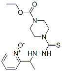 2-[1-[2-[(4-Ethoxycarbonylpiperazin-1-yl)(thioxo)methyl]hydrazino]ethyl]pyridine 1-oxide CAS#: 87587-19-7