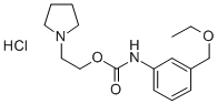 2-(1-Pyrrolidinyl)ethyl m-(ethoxymethyl)carbanilate hydrochloride CAS#: 80171-62-6